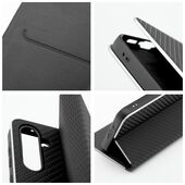 Pokrowiec etui Book Vennus Carbon czarne SAMSUNG Galaxy A26 5G / 6