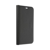 Pokrowiec etui Book Vennus Carbon czarne do SAMSUNG Galaxy S9 Plus