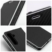 Pokrowiec etui Book Vennus Carbon czarne Xiaomi Redmi 10 2022 / 11