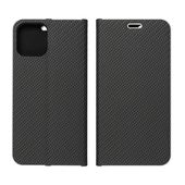 Pokrowiec etui Book Vennus Carbon czarne Xiaomi Redmi 12C / 3