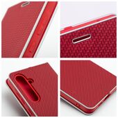 Pokrowiec etui Book Vennus Carbon czerwone Xiaomi Redmi Note 13 / 10