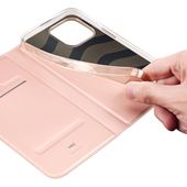 Pokrowiec etui book z podstawką DuxDucis SkinPro różowe APPLE iPhone 15 Pro Max / 2