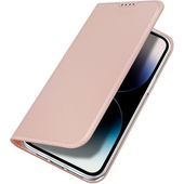 Pokrowiec etui book z podstawką DuxDucis SkinPro różowe APPLE iPhone 15 Pro Max / 5