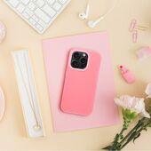 Pokrowiec etui Candy Part Case jasnoróżowe APPLE iPhone 15 Plus / 6