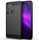 etui pancerne etui pancerne Karbon Case czarne do MOTOROLA Moto G8 Power
