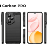 Pokrowiec Etui Carbon Pro czarne do Honor 400 Pro