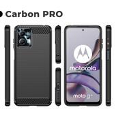 Pokrowiec Etui Carbon Pro czarne do MOTOROLA Moto G13