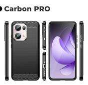 Pokrowiec Etui Carbon Pro czarne do Oppo Reno 13 Pro 5G