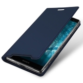 etui z klapk� etui book z podstawk� DuxDucis SkinPro granatowe do SONY Xperia XZ3