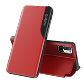 Pokrowiec etui Eco Leather View Case czerwone do Xiaomi Redmi Note 10 5G