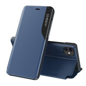 Pokrowiec etui Eco Leather View Case granatowe do APPLE iPhone 13 Pro Max