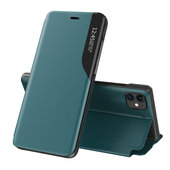 Pokrowiec etui Eco Leather View Case zielone do APPLE iPhone 13 Pro