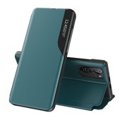 Pokrowiec etui Eco Leather View Case zielone do Xiaomi Redmi K40 Pro