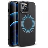 Pokrowiec etui Esr Cloud Halolock czarne do APPLE iPhone 12