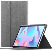 Pokrowiec etui Infiland Classic Stand szare SAMSUNG Galaxy Tab S6 Lite 10.4