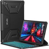 Pokrowiec etui Infiland Keyboard Stand czarne do SAMSUNG Galaxy Tab A7 10.4