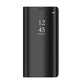 Pokrowiec etui Inteligentne Clear View czarne do SAMSUNG Galaxy S7 Edge