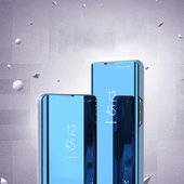 Pokrowiec etui Inteligentne Clear View granatowe SAMSUNG Galaxy S23 Plus / 3