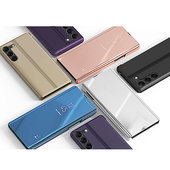 Pokrowiec etui Inteligentne Clear View granatowe SAMSUNG Galaxy S23 Plus / 4