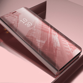 Pokrowiec etui Inteligentne Clear View różowe Oppo A31 / 4