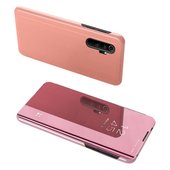 Pokrowiec etui Inteligentne Clear View r�owe do Xiaomi Mi Note 10