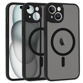 Pokrowiec etui Matte Mag Cover MagSafe czarne do APPLE iPhone 14