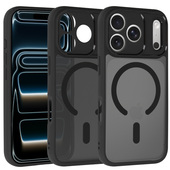 Pokrowiec etui Matte Mag Cover MagSafe czarne do APPLE iPhone 17 Pro