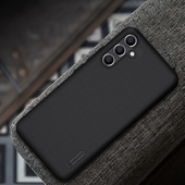 Pokrowiec etui Nillkin Frosted Shield czarne SAMSUNG Galaxy A52s 5G / 3