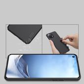 Pokrowiec etui Nillkin Frosted Shield czarne Xiaomi Mi 11 Lite / 3