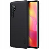 etui matowe Etui Nillkin Frosted Shield Czarne do Xiaomi Mi Note 10 Lite