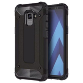 Pokrowiec etui pancerne Armor case czarne do SAMSUNG Galaxy A8 2018