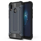 Pokrowiec etui pancerne Armor case granatowe do HUAWEI P20 Lite