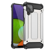 etui pancerne etui pancerne Armor case srebrne do SAMSUNG Galaxy A22 4G