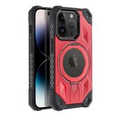 Pokrowiec etui pancerne Armor Mag Cover MagSafe czerwone APPLE iPhone 15 Pro Max / 4