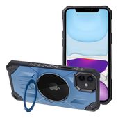 Pokrowiec etui pancerne Armor Mag Cover MagSafe niebieskie do APPLE iPhone 11