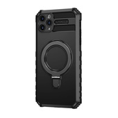 Pokrowiec etui pancerne Armor Magsafe Metal Ring Case czarne do APPLE iPhone 11 Pro