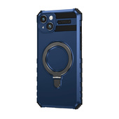 Pokrowiec etui pancerne Armor Magsafe Metal Ring Case niebieskie do APPLE iPhone 13