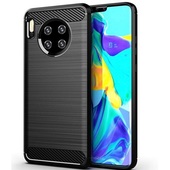 etui na ty� etui pancerne Karbon Case czarne do HUAWEI Mate 30