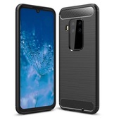 etui na ty� etui pancerne Karbon Case czarne do MOTOROLA One Zoom