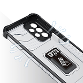 Pokrowiec etui pancerne Crystal Ring Case niebieskie SAMSUNG Galaxy A52s 5G / 2