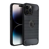 Pokrowiec etui pancerne Karbon Case czarne do APPLE iPhone 16 Pro