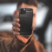 Pokrowiec etui pancerne Karbon Case czarne SAMSUNG Galaxy A13 / 4