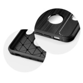 Pokrowiec etui pancerne Karbon Case czarne SAMSUNG Galaxy A13 / 7