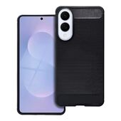 Pokrowiec etui pancerne Karbon Case czarne do SAMSUNG Galaxy S25 Edge