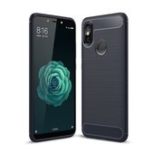 etui pancerne etui pancerne Karbon Case granatowe do Xiaomi Mi A2