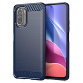 etui pancerne etui pancerne Karbon Case granatowe do Xiaomi Poco F3