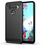 Pokrowiec etui pancerne Karbon Case czarne do LG K50s