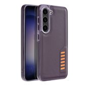 Pokrowiec etui pancerne MILANO ciemnofioletowe do SAMSUNG Galaxy A35 5G