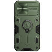 Pokrowiec etui pancerne Nillkin CamShield Armor zielone do APPLE iPhone 13 Pro