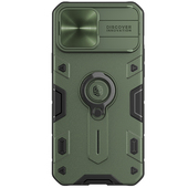 Pokrowiec etui pancerne Nillkin CamShield Armor zielone do APPLE iPhone 13 Pro Max
